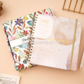 Custom Hardcover Weekly and Monthly Goal Planner Notebook